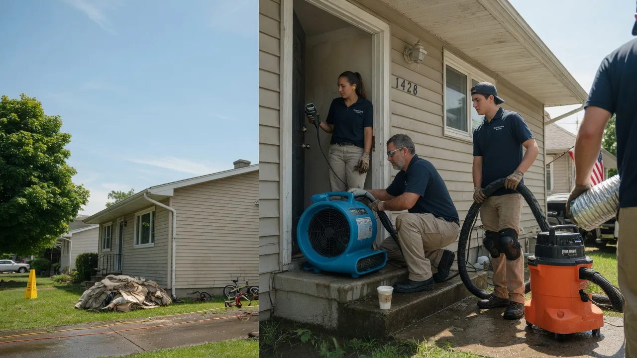 Water Damage Restoration in Modesto, IL near me